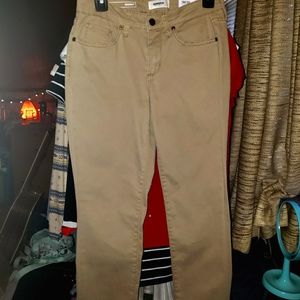 Sonoma, Skinny, Midrise, Khaki Jeans, Size 4